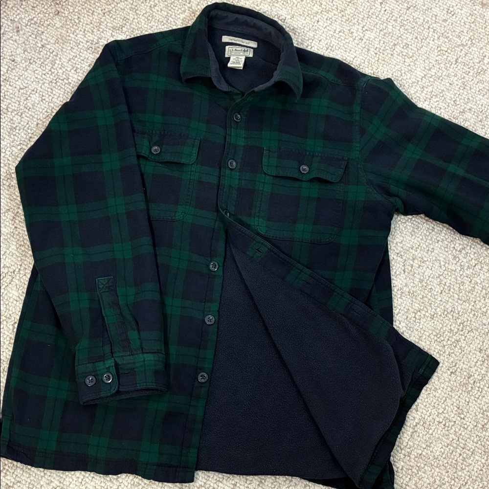 LL Bean, Fleece-Lined Flannel